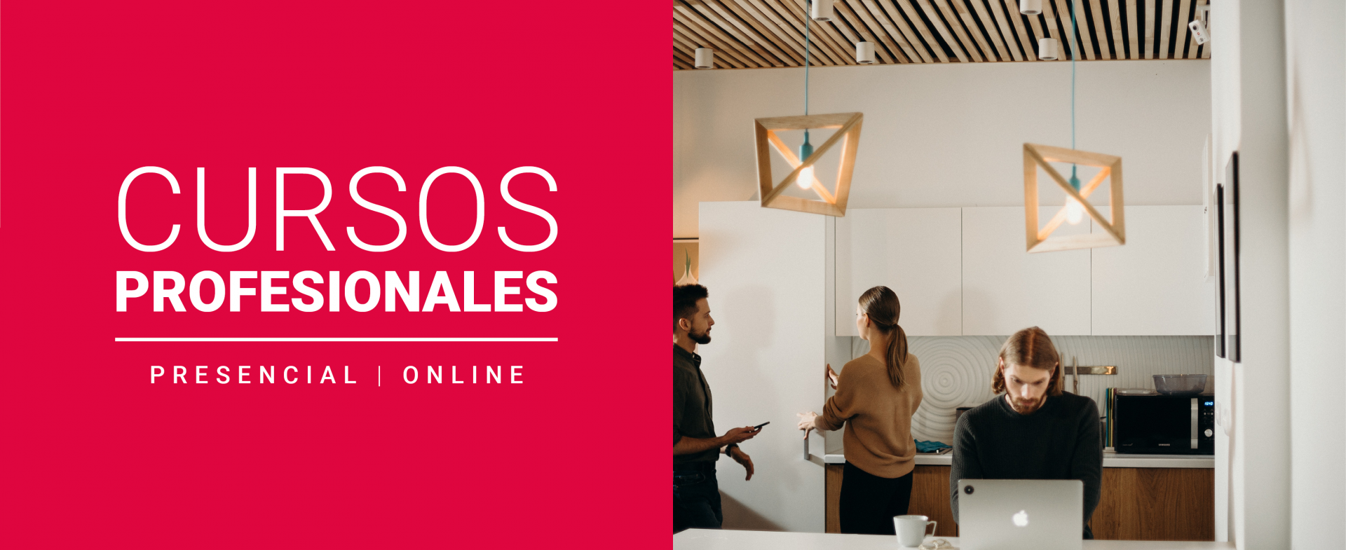Estos son los cursos profesionales que podrás estudiar en nuestro centro de Palma. Tendrás que escoger si lo quieres hacer Online o Presencial.